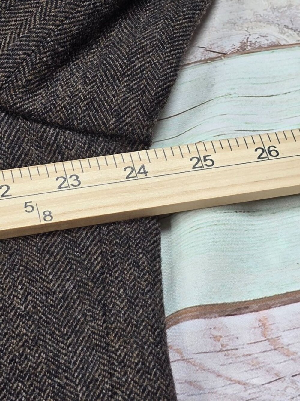 Pendleton Mens Wool Brown Herringbone Western Blazer Size 48 - Picture 7 of 9